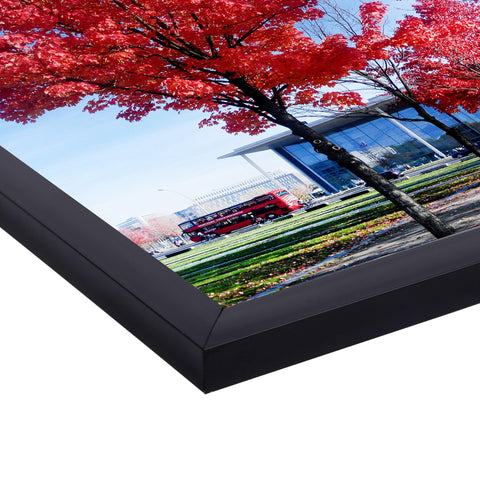 Medog frame on retail wall lifestyle showing promotional signage presentation benefit