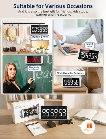 MeesMeek on classroom desk showing scale and interval timing use