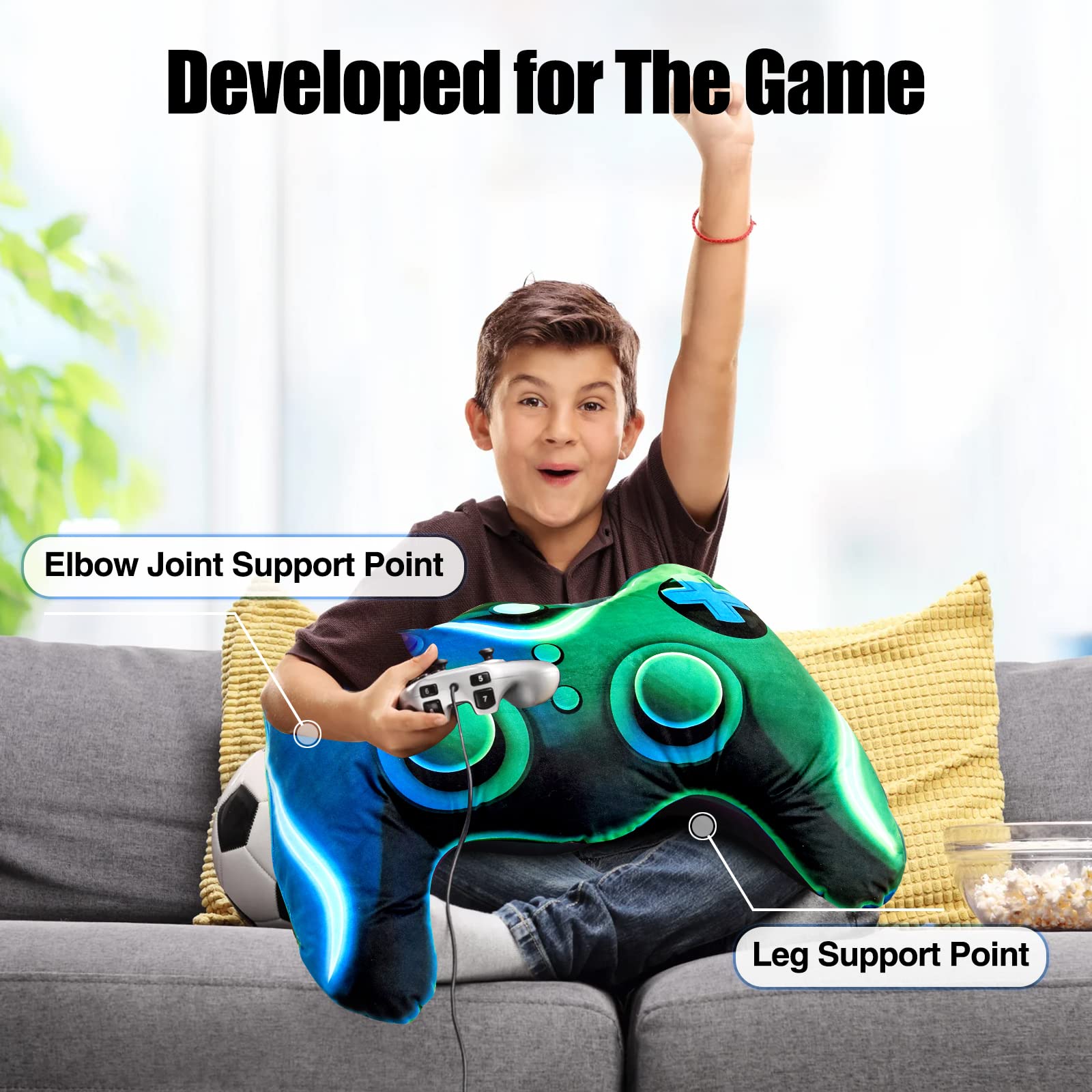 Meeting Story detailed stitched buttons highlighting realistic controller look
