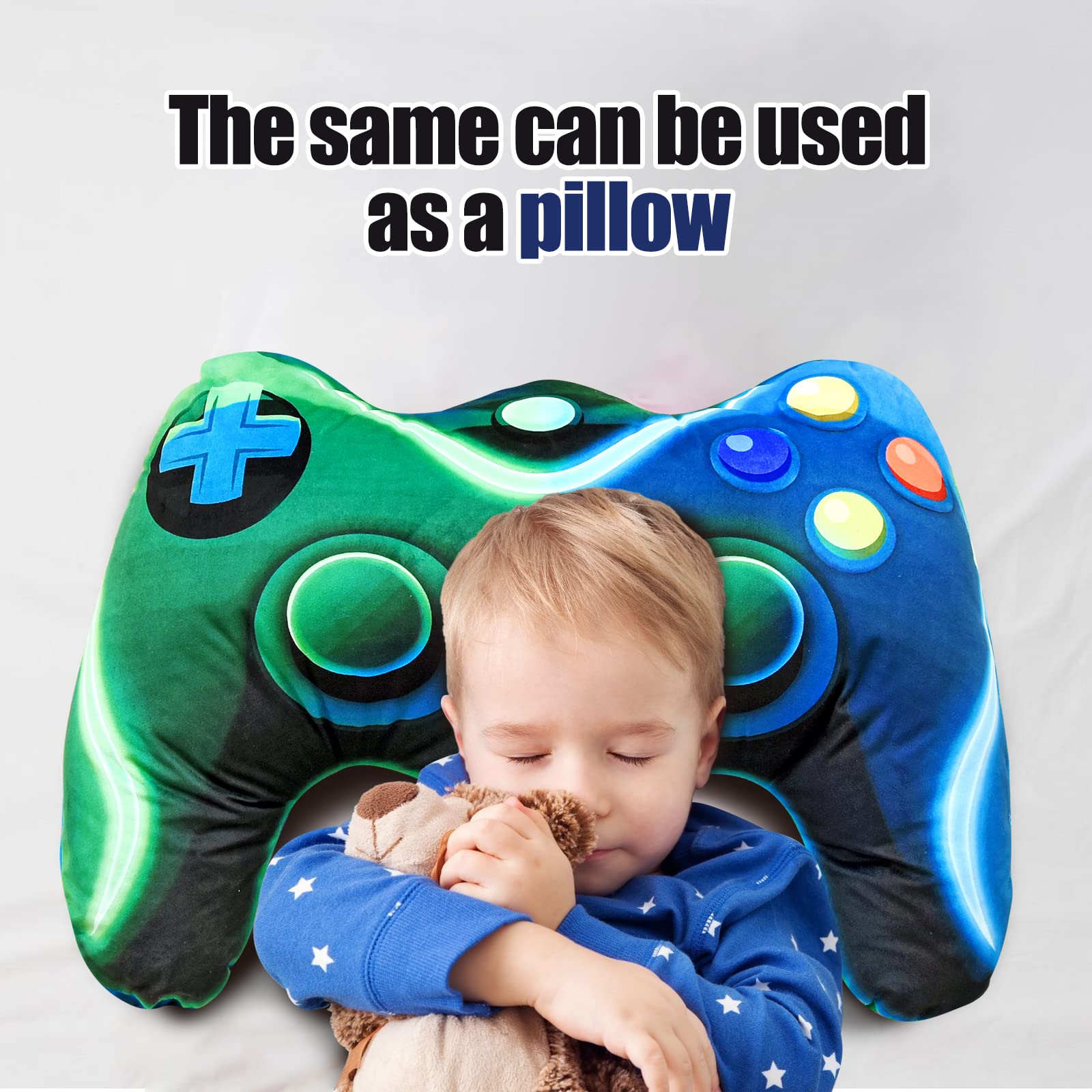 Meeting Story pillow on gaming chair supporting arms during play sessions