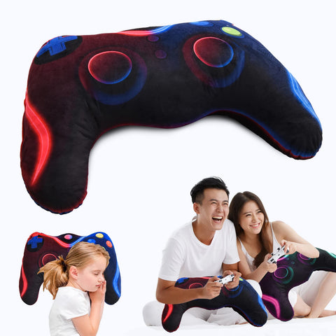 Meeting Story pillow on computer chair offering backrest comfort during play