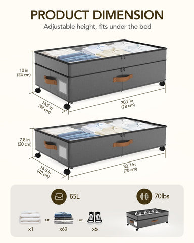 Megapuxin clear lid displaying contents for quick identification and easy access benefit