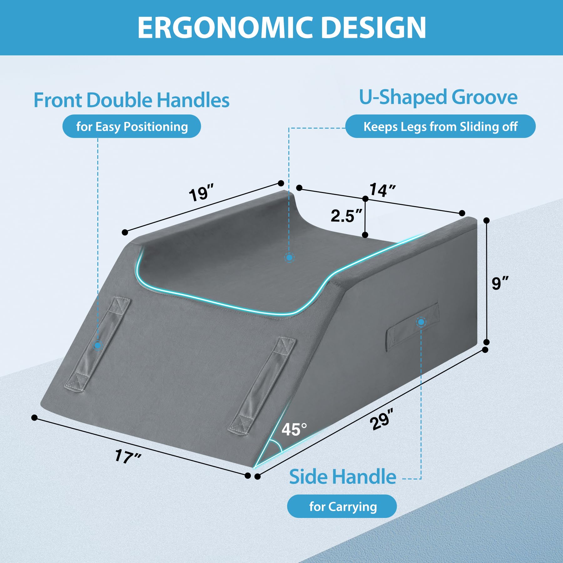 MEGCXIT memory foam layer close-up highlighting contouring comfort benefit