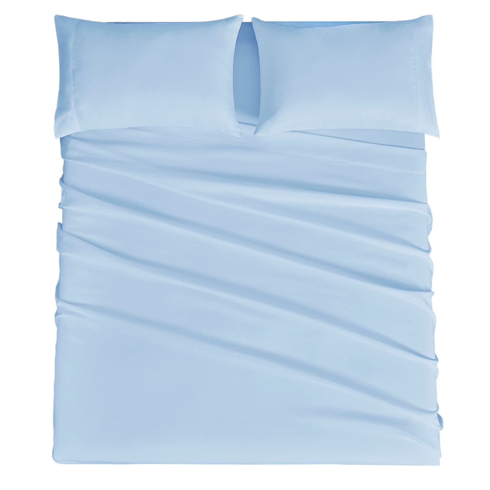 Mejoroom close-up of fitted sheet deep pocket showing secure fit on thick mattress