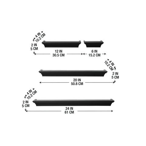 MELANNCO included screws anchors and template for easy accurate mounting