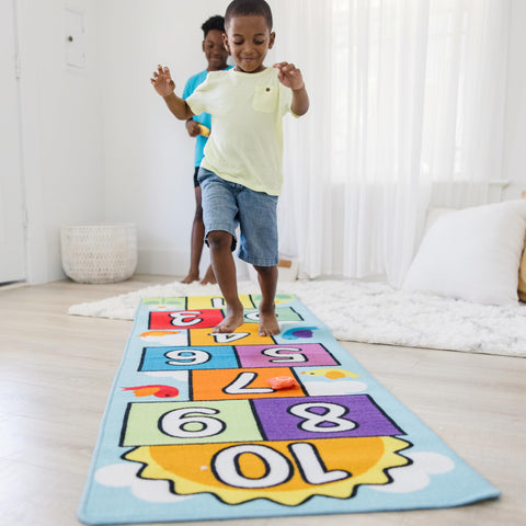 Melissa & Doug skid-proof backing view demonstrating grip for safer jumping on hard floors