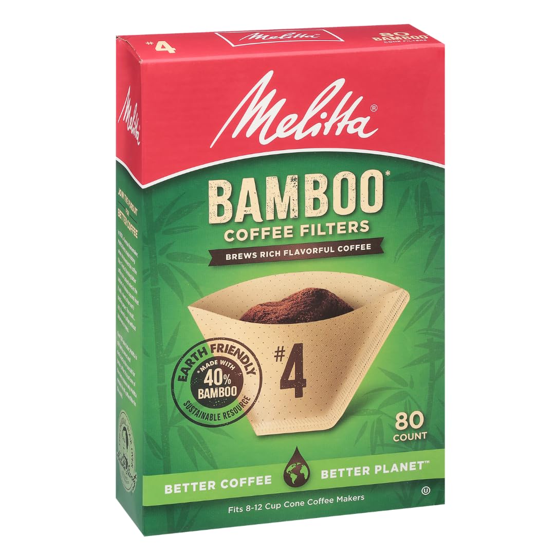 Close-up of Melitta bamboo filter perforations enhancing coffee flavor extraction