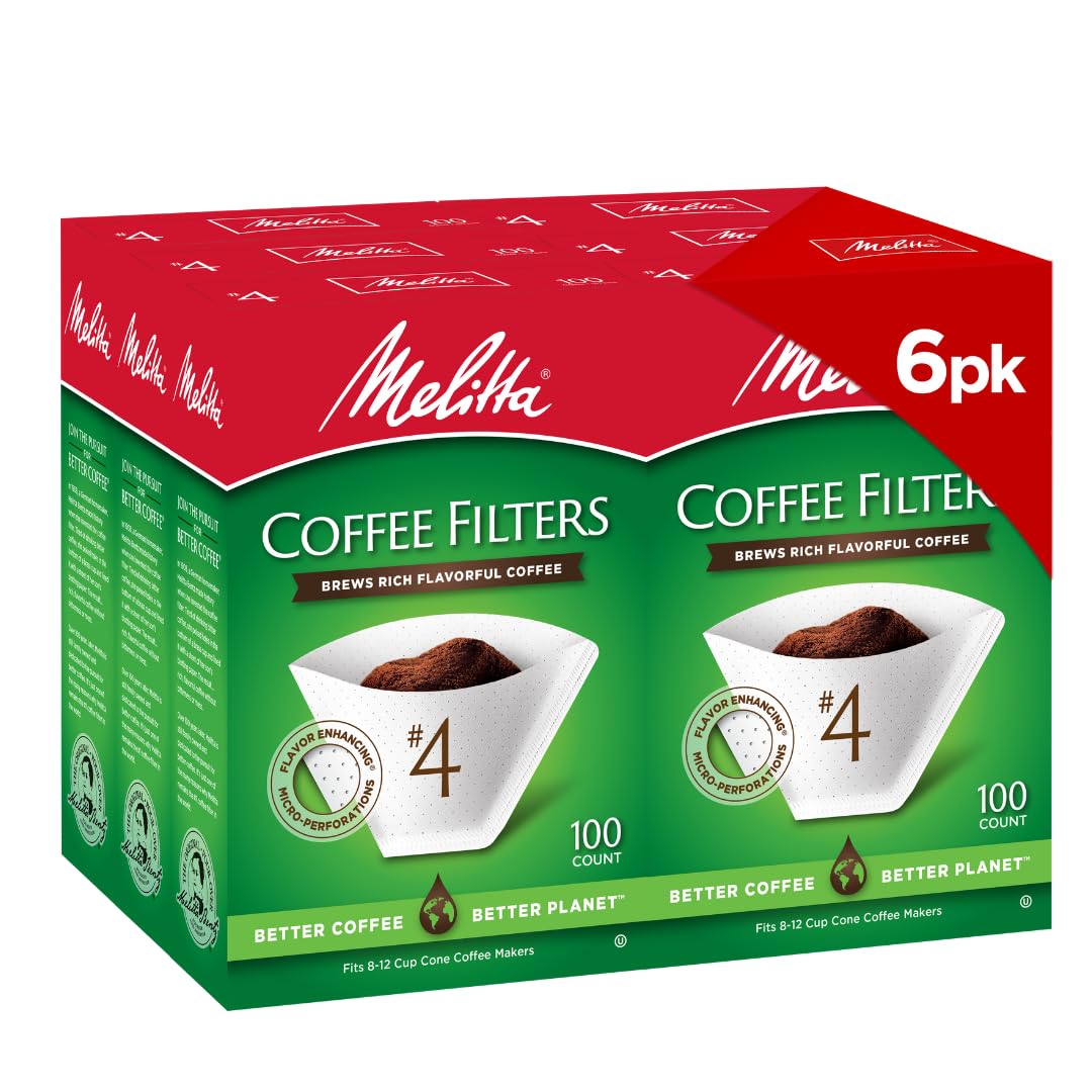 Melitta front packaging showing 6-pack and brand, emphasizes sustainability