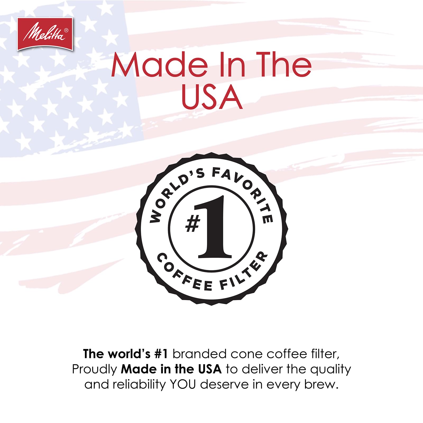 Melitta FSC and BPI label close-up showing certified sustainable credentials