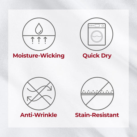 Mellanni care label and OEKO-TEX tag proving certified safe materials