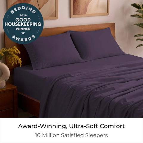 Mellanni close-up of double-brushed microfiber texture highlighting softness and breathable feel