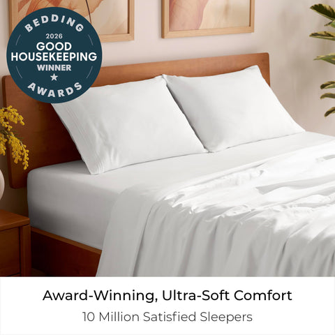 Close-up of Mellanni double-brushed microfiber texture highlighting breathable, soft surface
