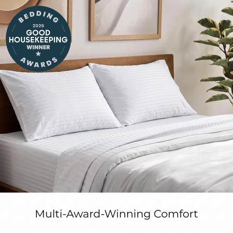 Mellanni flat sheet close-up texture showing soft double-brushed microfiber comfort
