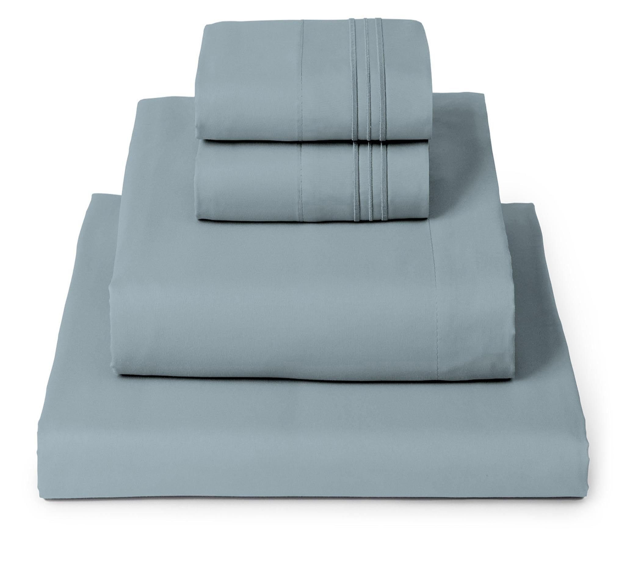 Mellanni front packaging showing Spa Blue set and contents for easy identification