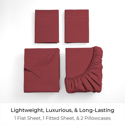 Mellanni fitted sheet corner showing 16 inch deep pocket and secure elastic fit benefit