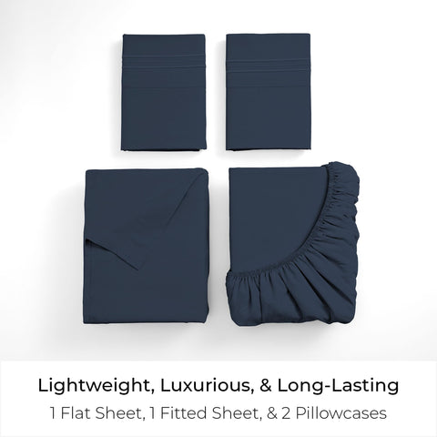 Mellanni fitted sheet deep pocket detail showing secure fit on mattress
