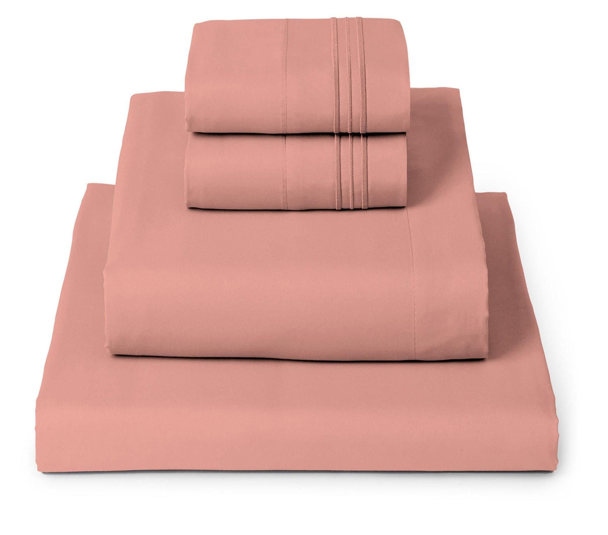 Mellanni front packaging showing coral sheets and clear product details for easy choice