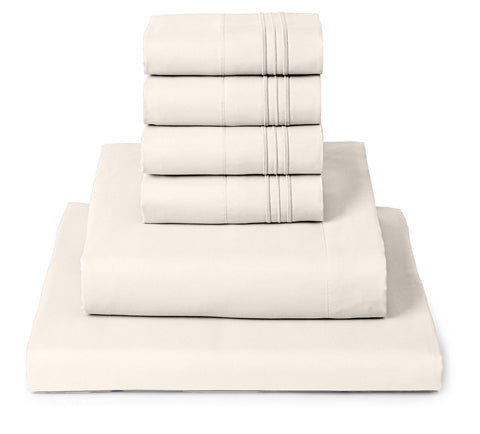 Mellanni front packaging showing complete 6-piece set and convenience