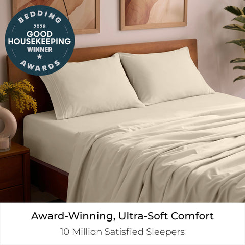 Mellanni microfiber fabric closeup highlighting soft texture and breathability