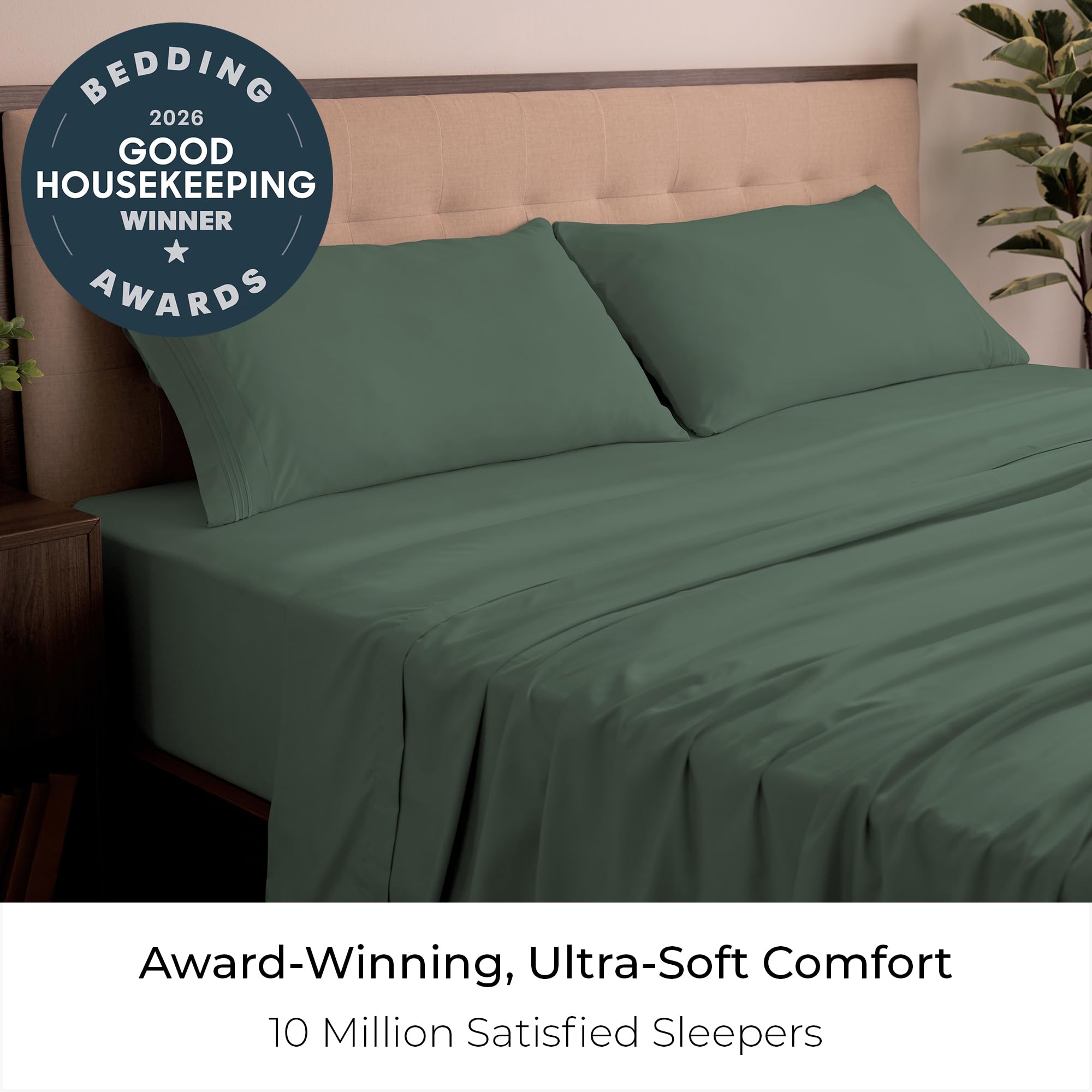 Mellanni close-up of double-brushed microfiber texture highlighting ultra-soft feel