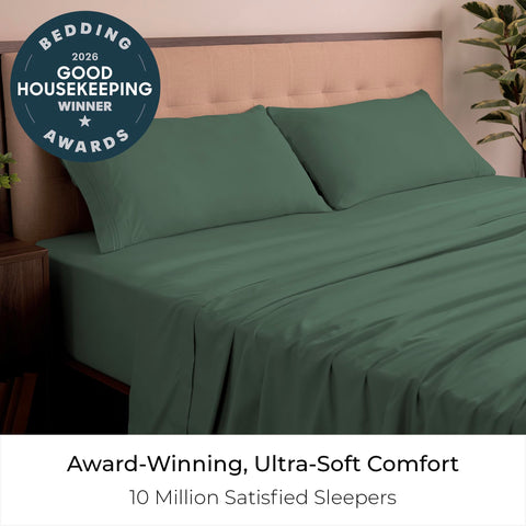 Mellanni close-up of double-brushed microfiber texture highlighting ultra-soft feel
