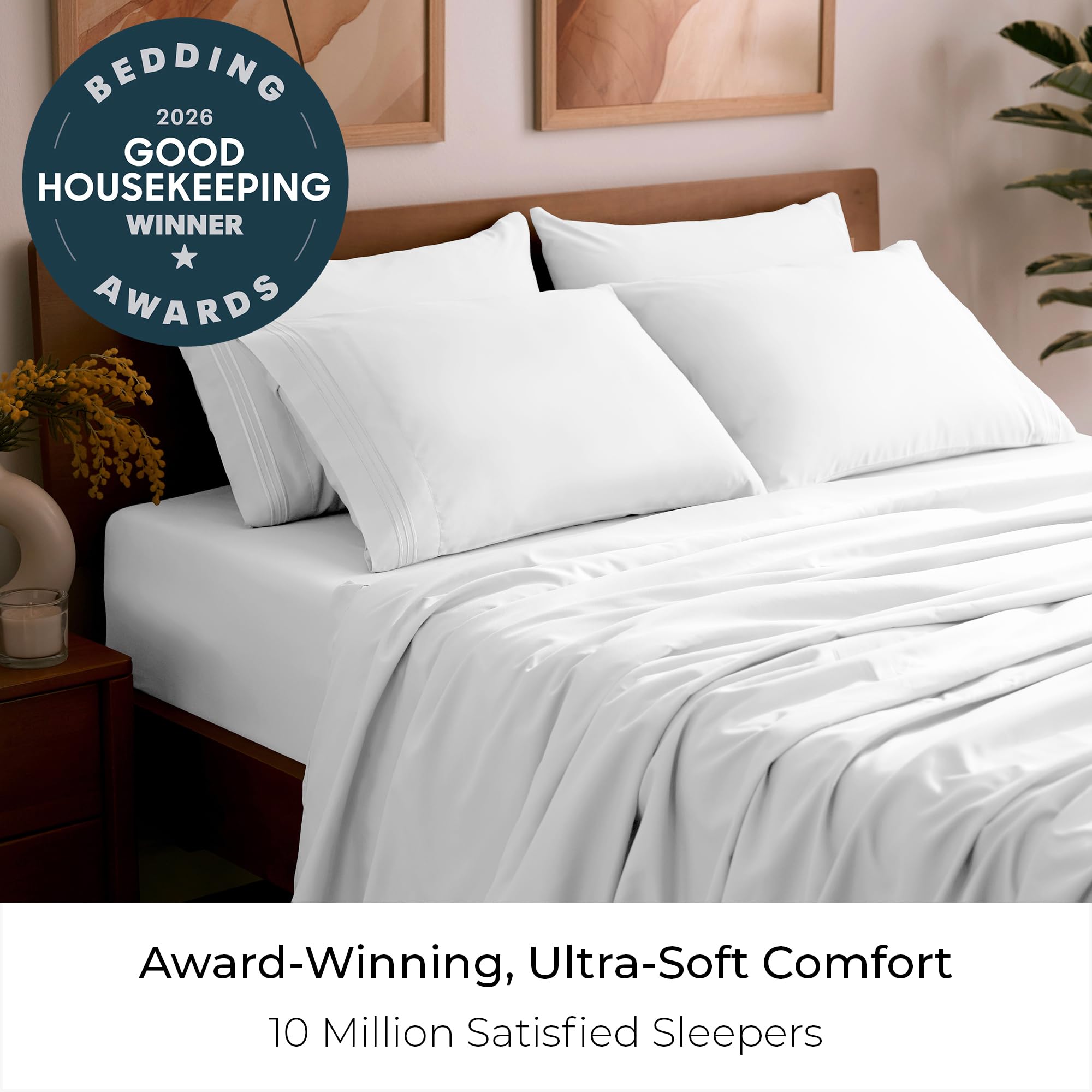 Mellanni fabric close-up texture highlighting ultra-soft double-brushed microfiber comfort