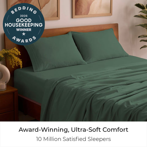 Mellanni microfiber close-up texture showing soft double-brushed finish for comfortable feel