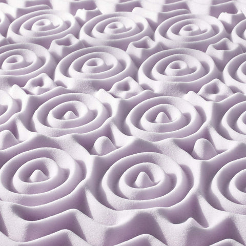 Mellow close-up of foam texture showing breathable comfort