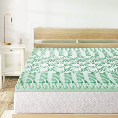 Mellow side profile highlighting 1.5 inch height for balanced comfort