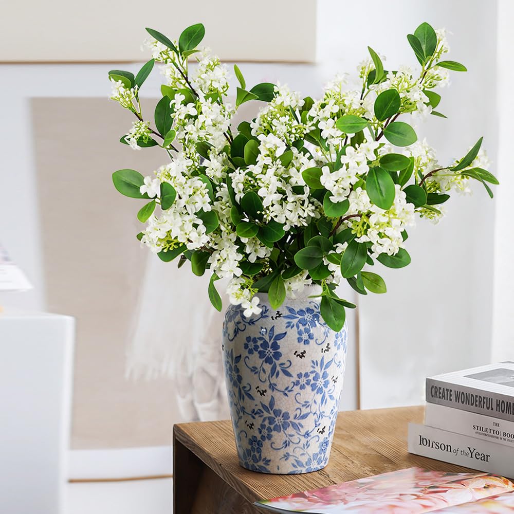 Melorca&Guilla stems arranged in a tall vase adding instant no-care style benefit