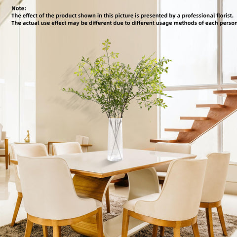 Melorca&Guilla tabletop centerpiece with stems creating low-maintenance display