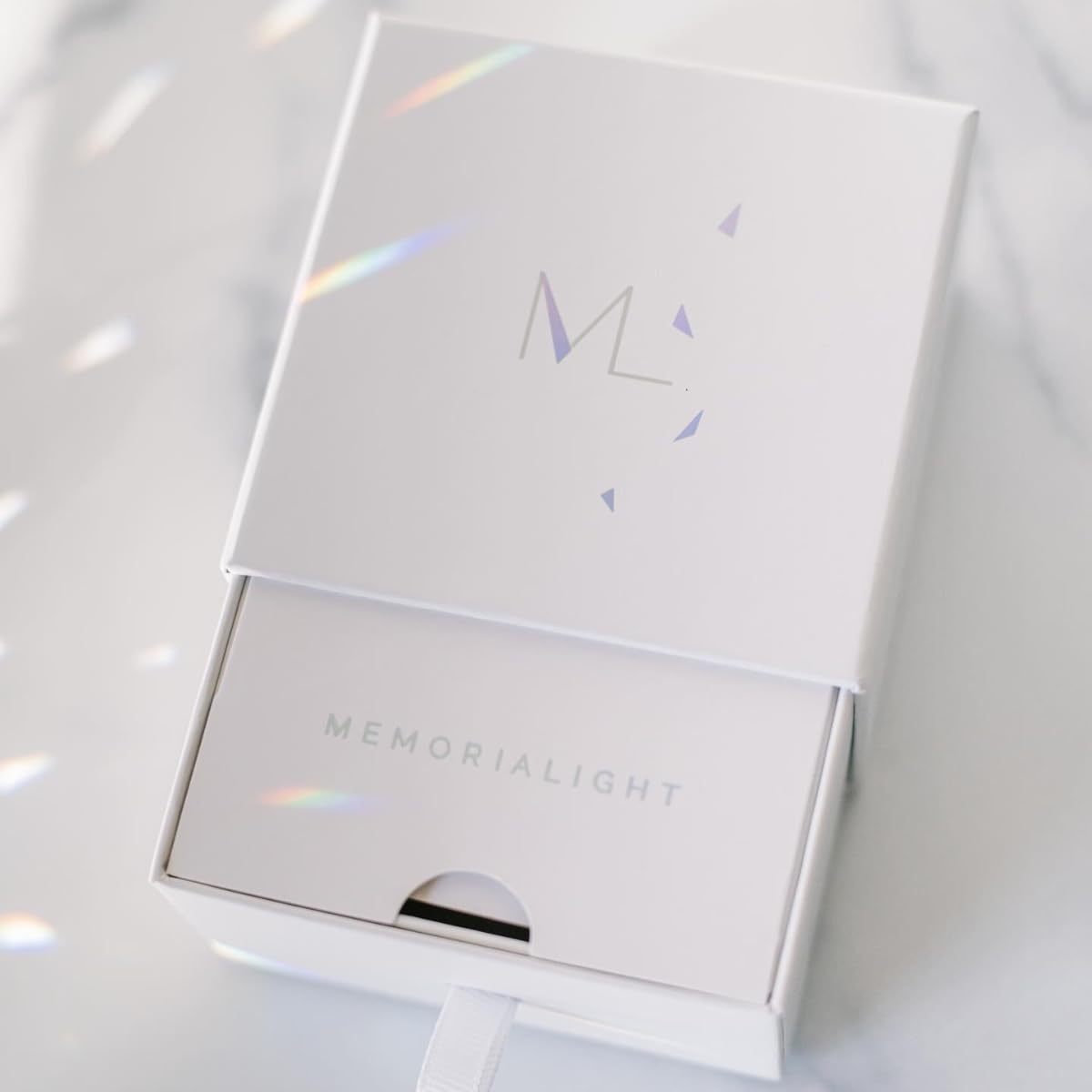 Memorialight in a peaceful living room scene near plants — Memorialight blends into home decor and uplifts a space