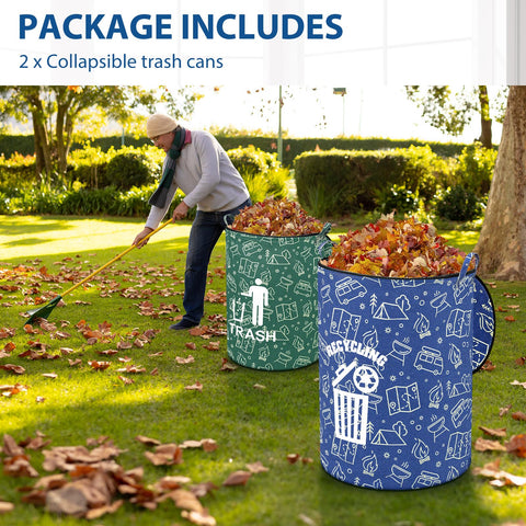 Memorywuu bin in use at campsite holding trash neatly during outdoor meals