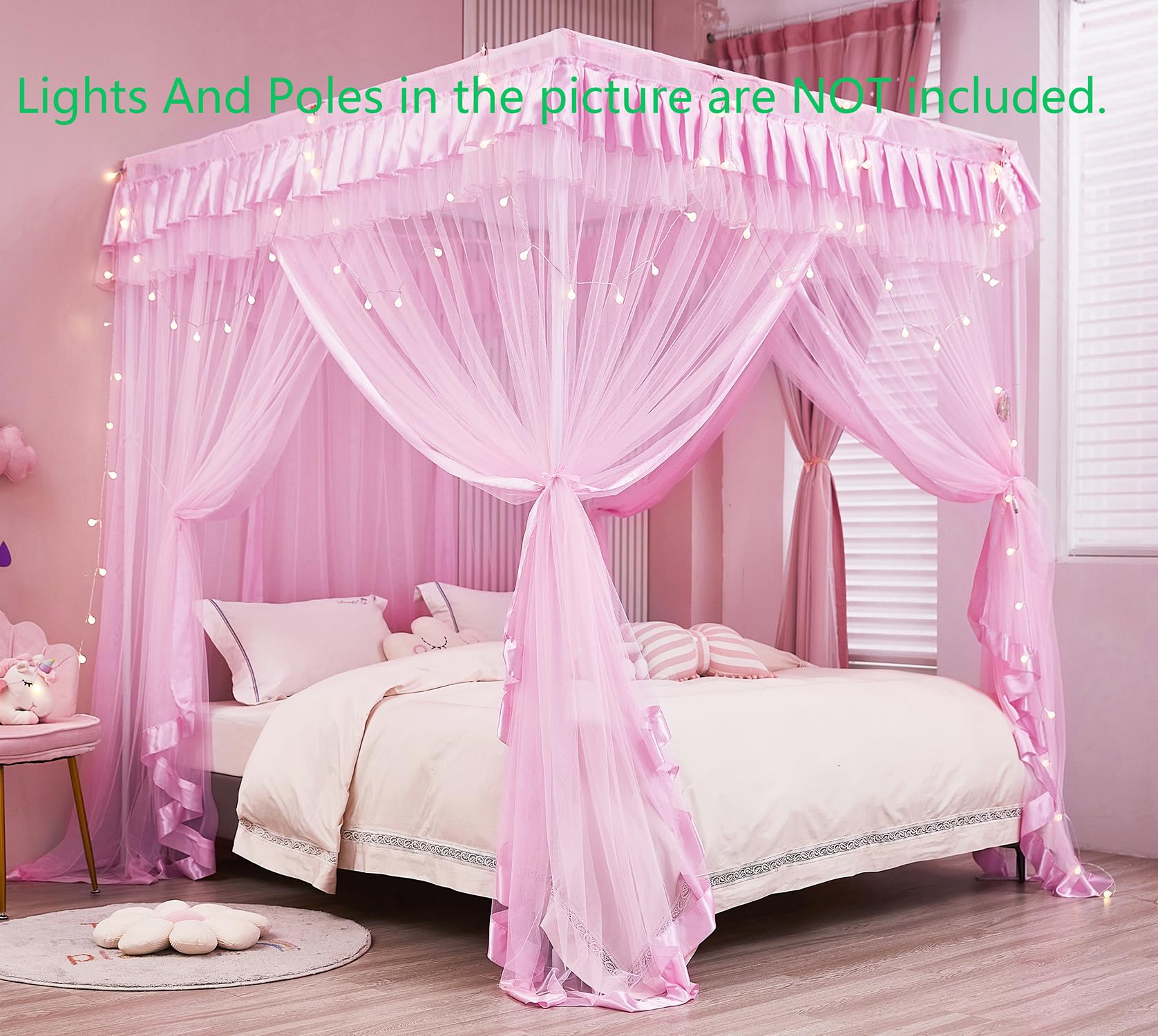 Mengersi canopy in a girl's bedroom lifestyle scene boosting imaginative play