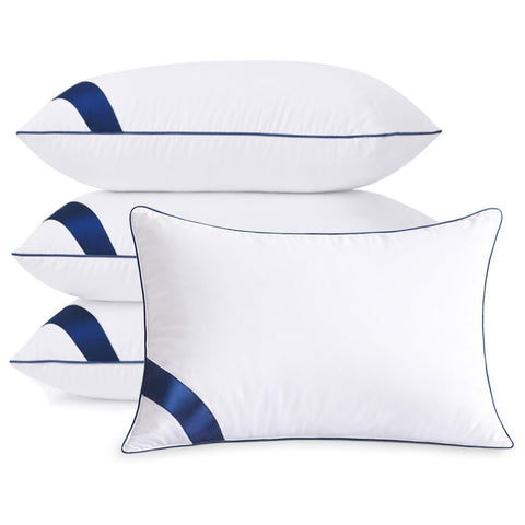 Meoflaw king pillows front packaging showing plush hotel-style comfort