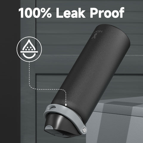 Meoky locking carry loop detail showing secure closure and leak-prevention benefit
