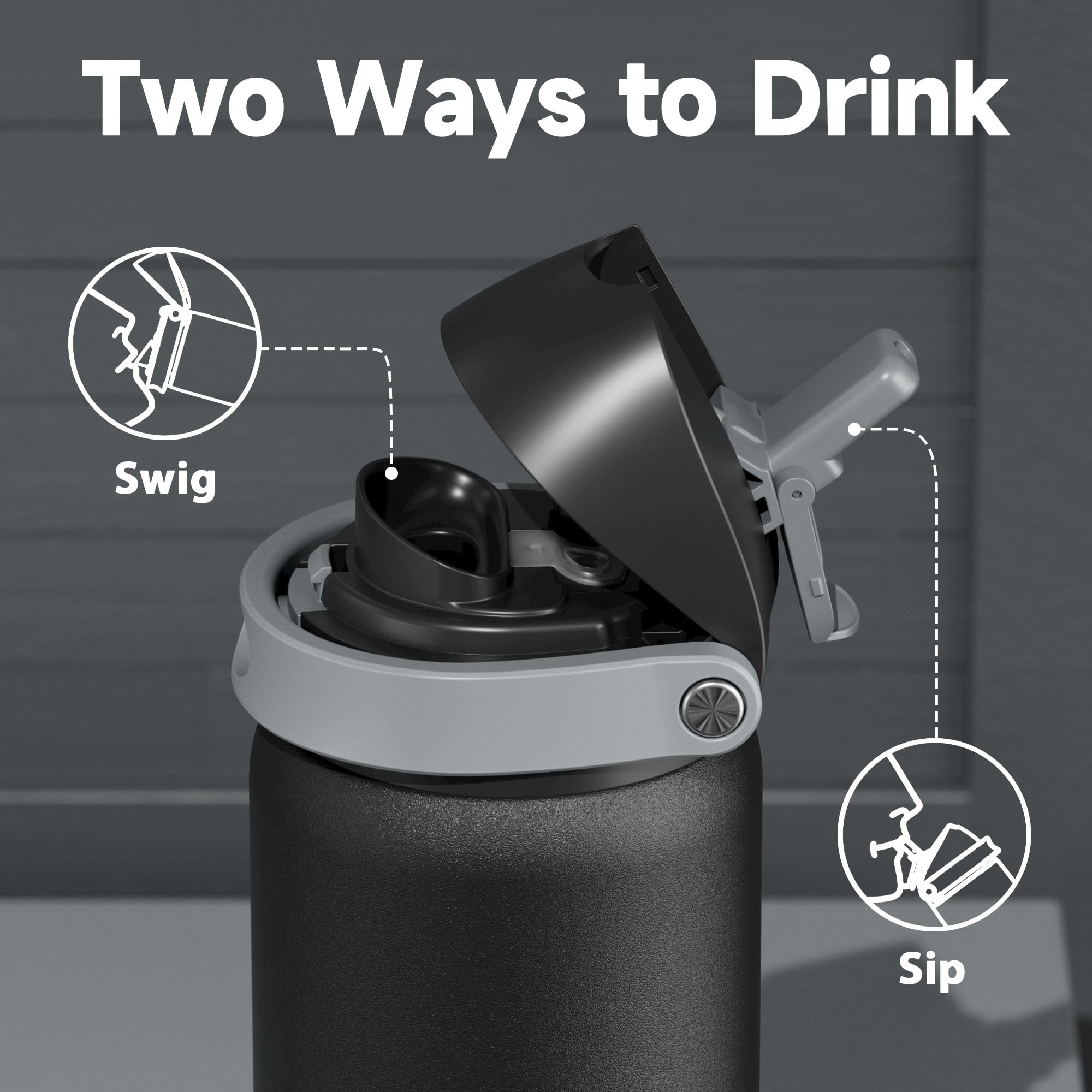 Meoky bottle bottom showing silicone base protecting against dents and reducing noise