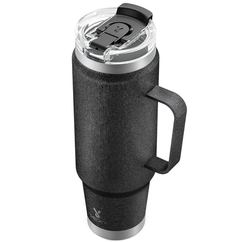 Meoky front view showing Night finish and large 40oz capacity benefit