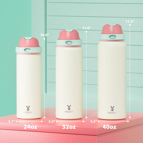 Meoky close-up of 2-in-1 lid demonstrating sip or swig convenience