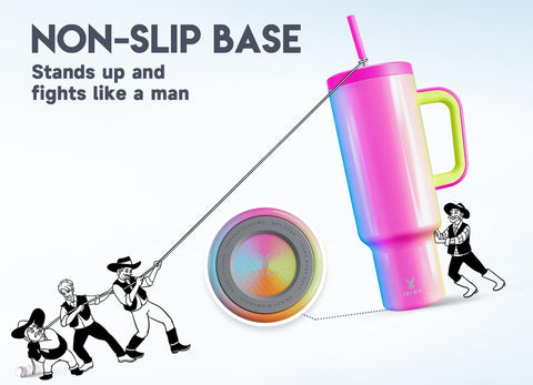 Meoky non-slip base providing stable placement and anti-tip safety