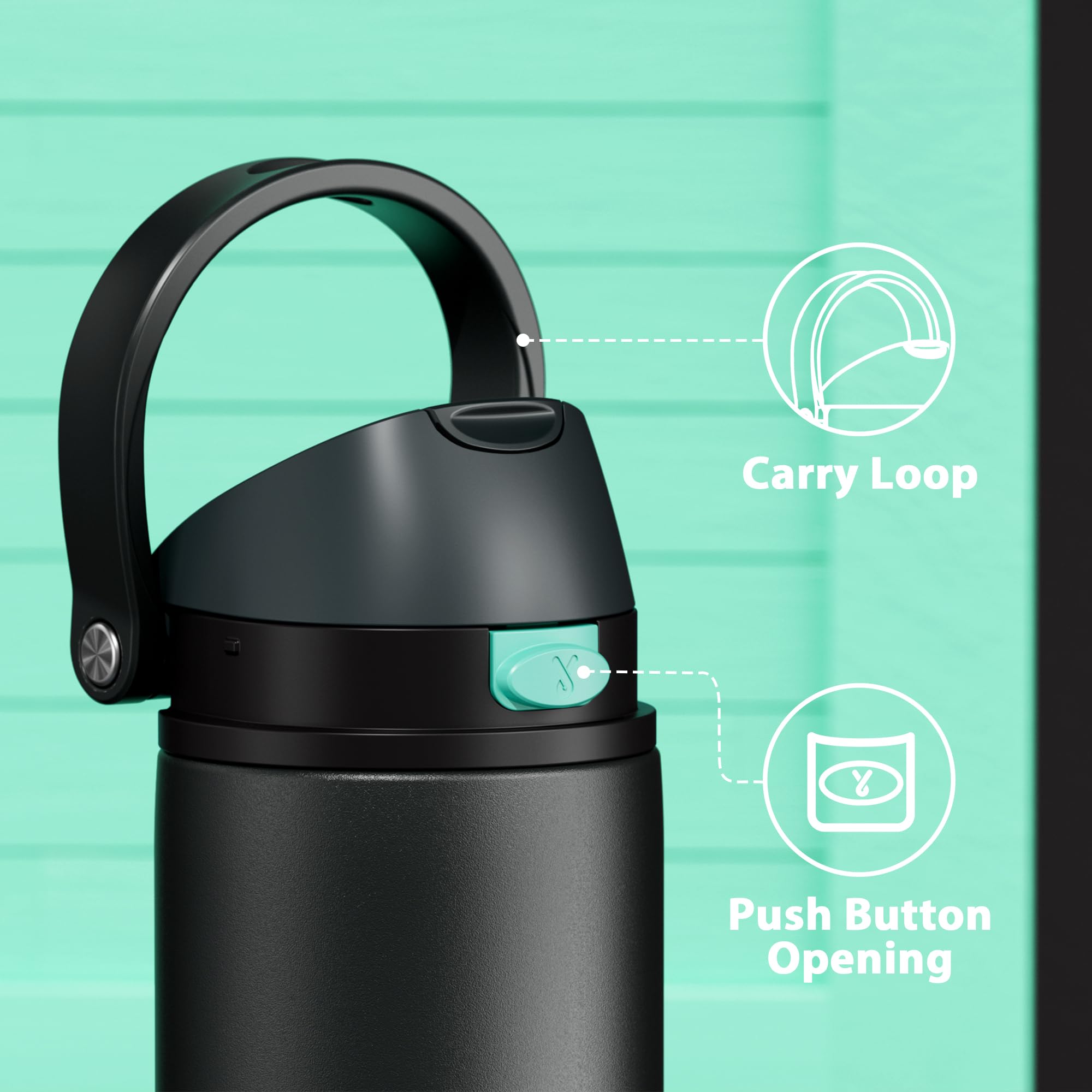 Meoky bottle base with silicone pad protecting against dents and noise benefit