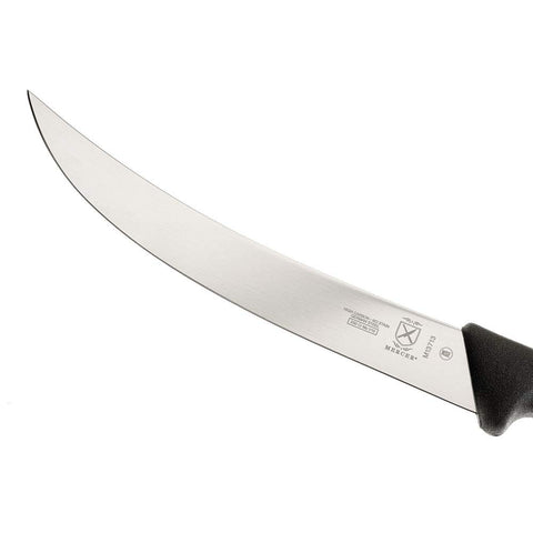 Mercer BPX textured handle detail showing glass-reinforced nylon grip for safer control