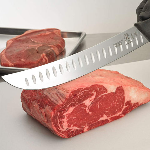 Mercer BPX in professional kitchen for heavy-duty butchery tasks