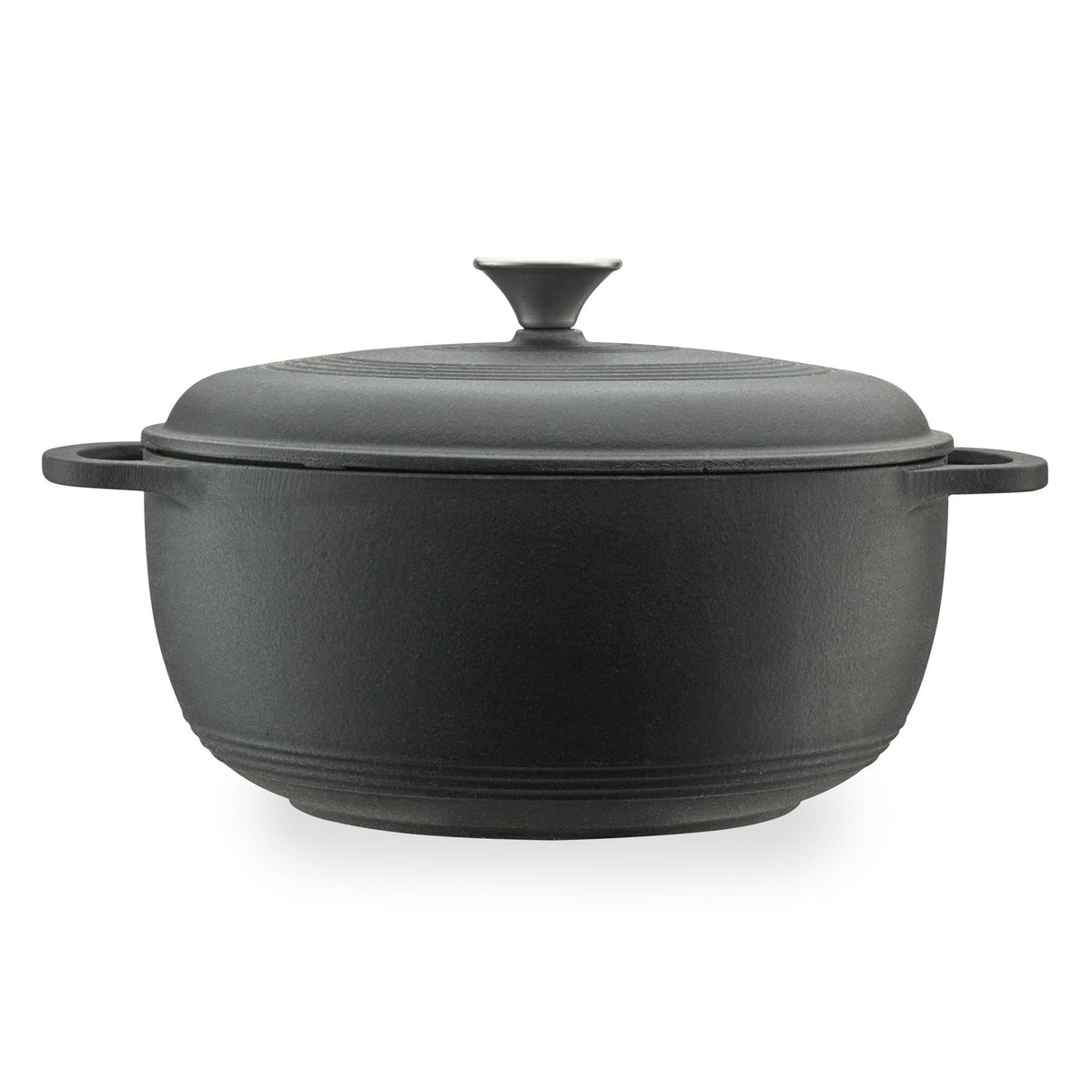Mercer Culinary front view showing matte black finish and robust design benefits