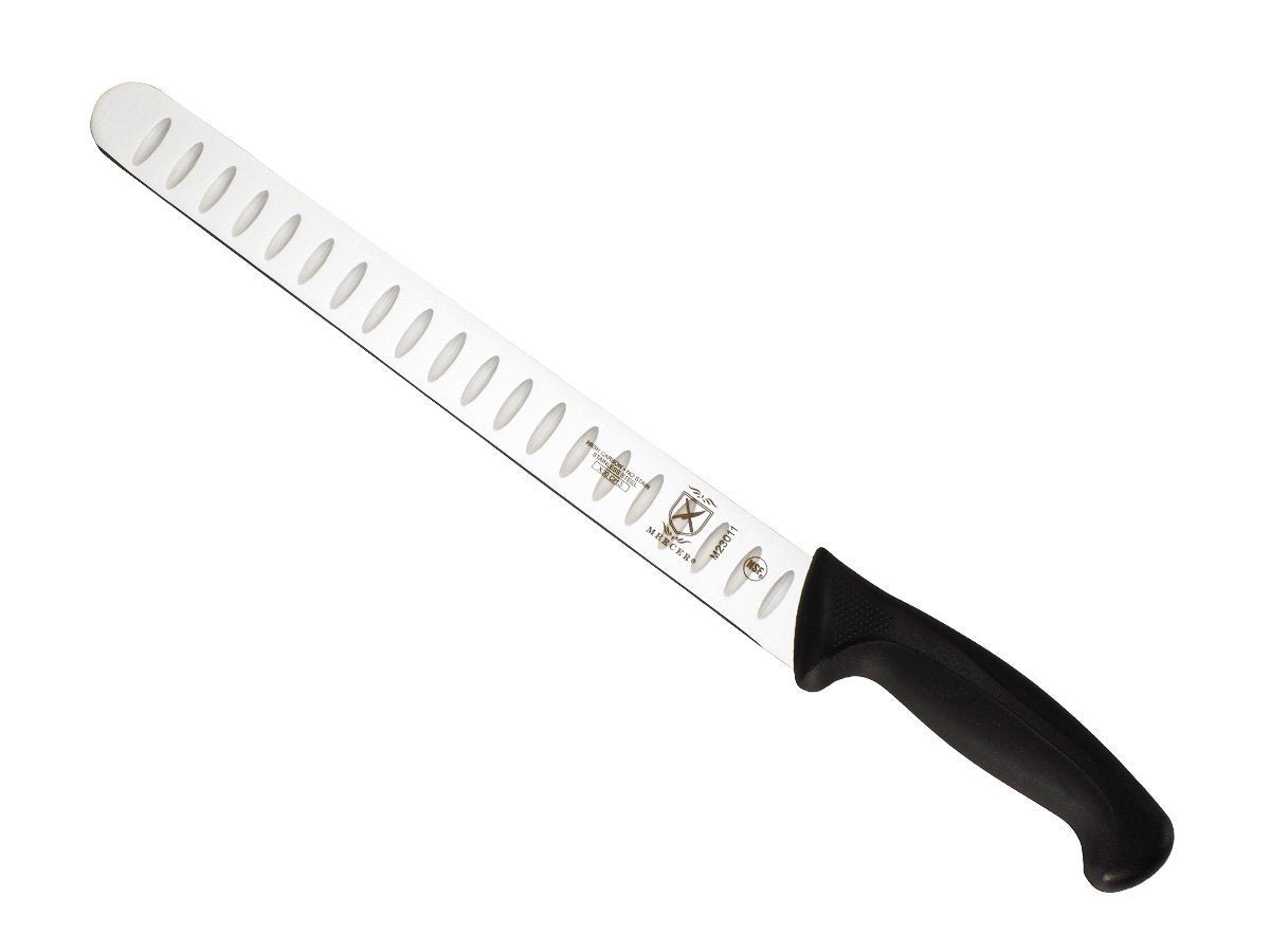 Mercer Culinary Millennia front view showing full blade and handle for clear identification and features