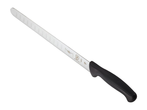 Mercer Culinary Millennia slicer scale with ruler showing blade length and size for accurate selection
