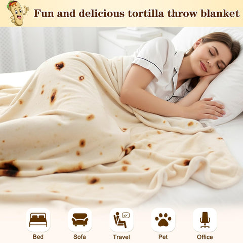 mermaker blanket draped over sofa adding playful decor and warmth