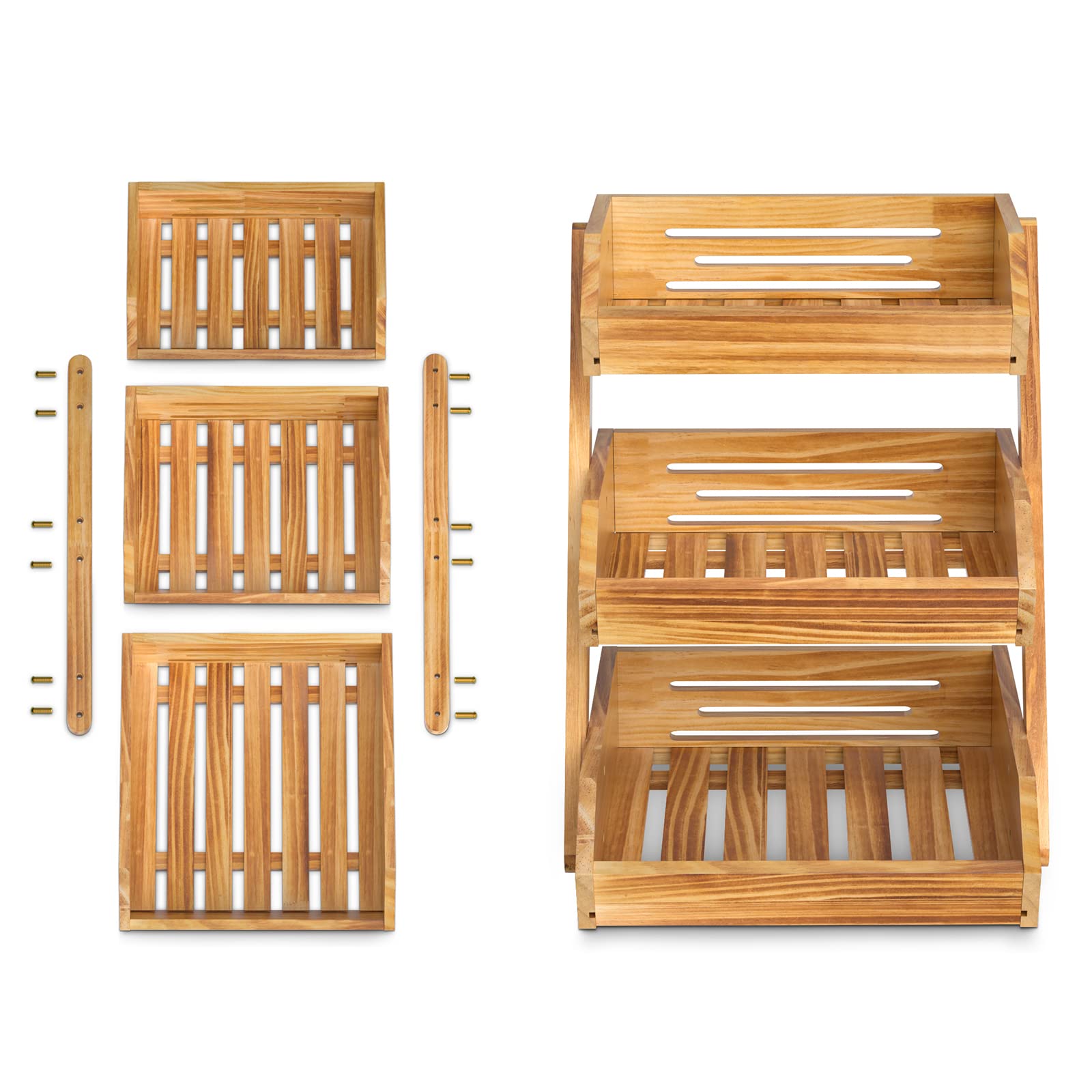 Merysen packaging and parts for simple assembly showing hassle-free setup benefit