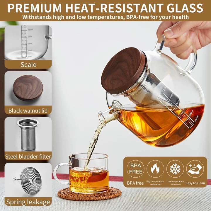 MESNEY close-up of stainless steel infuser highlighting cleaner pours benefit
