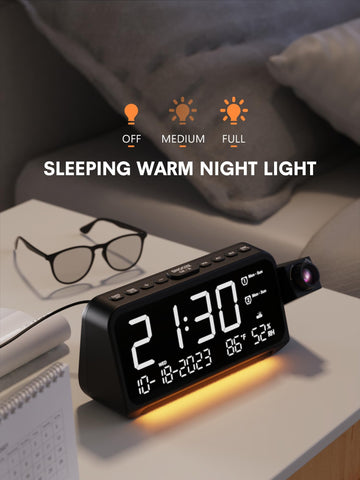 Mesqool nightlight setting creating soft ambient light for bedroom comfort